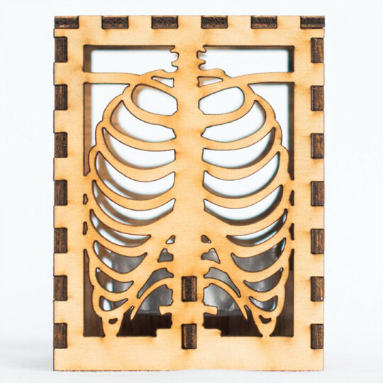 Halloween Shadow Lamp Head Bone Rib Shadow Lamp - Image 4