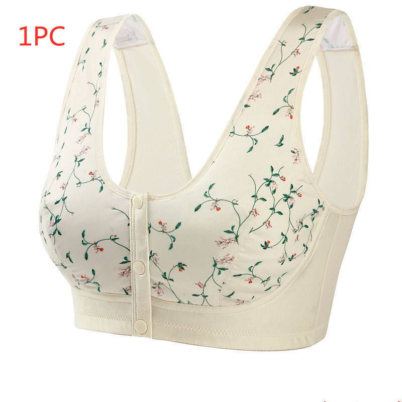 Title 4, Wirefree Bra Front Button Vest Daily comfort an...