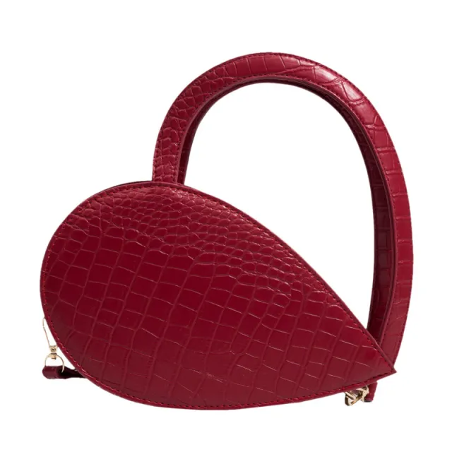 Love Hollow Shape Handbags One shoulder Red - Shop at LoveMi