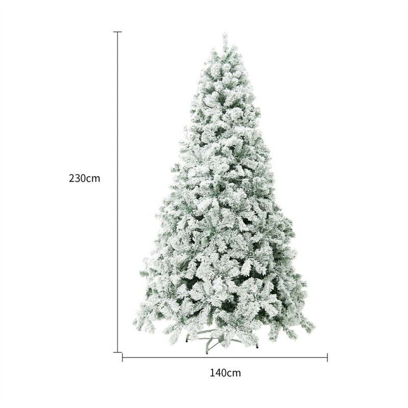 Christmas Tree PVC Artificial Snow Mall Window Decoration Cedar Christmas Decoration Supplies