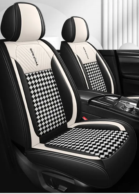 Light Luxury Nordic Style Classic Black White Checkered Plaid