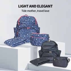3Pcs Mummy Changing Bag Set Multifunctional Maternity Baby Nappy Diaper Backpack 2