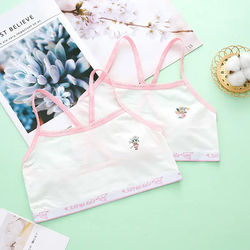 Primary School Students Development Period Girls Bra Sports Children's
