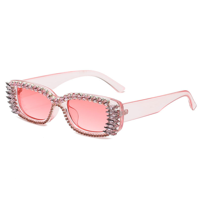 Title 4, Fashion Diamond-studded Sunglasses Small Squar...