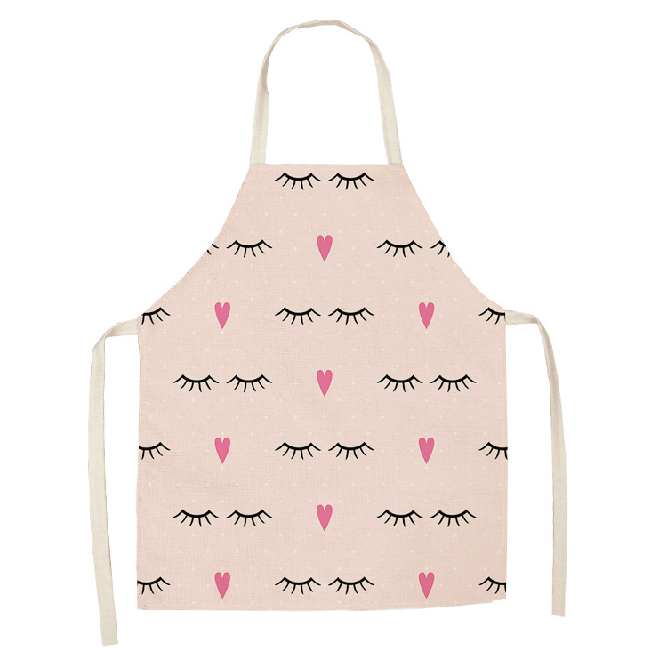 Title 8, Cotton Hemp Sleeveless Apron European And Ameri...