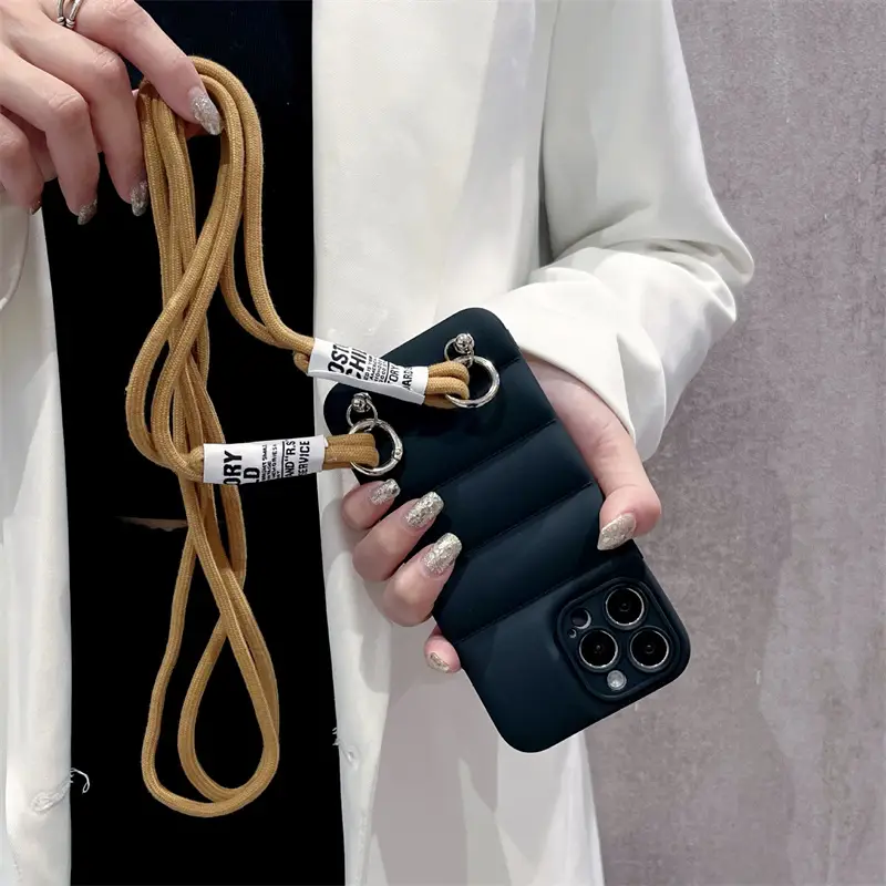 Simple Down Jacket Strap Suitable For 14Promax Mobile Phone Case
