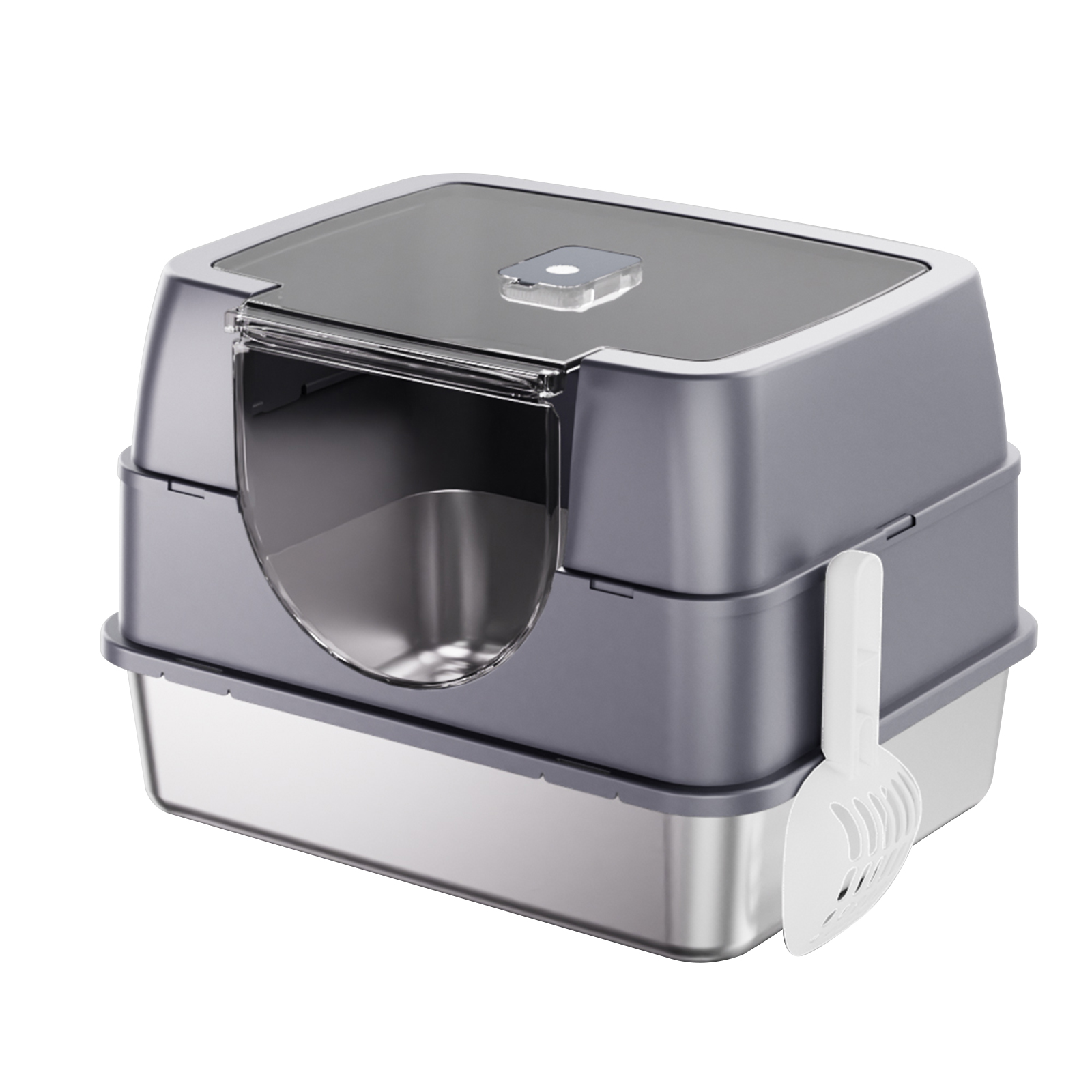 Only Self Pickup---Galaxy Stainless Steel Cat Litter Box