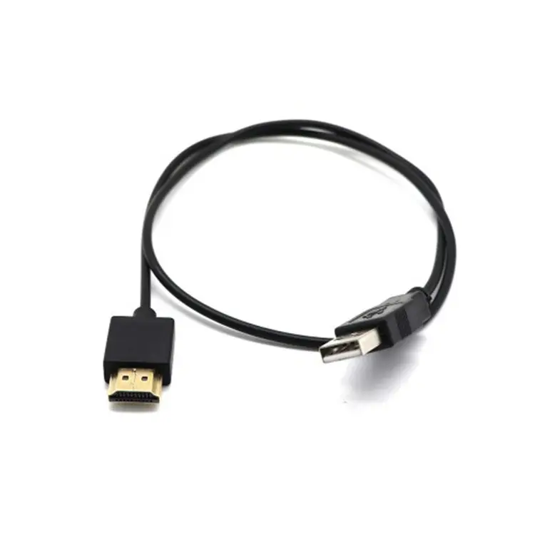 USB to HDMI Male Power Cable 0.5 Meter