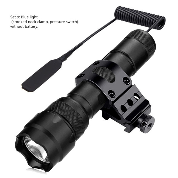 WF-502B T6 LED լապտերի հավաքածու՝ լարային անջատիչով