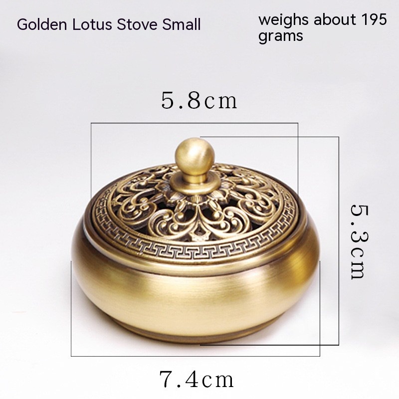 Title 6, Three-legged Copper Incense Burner Pure Copper ...