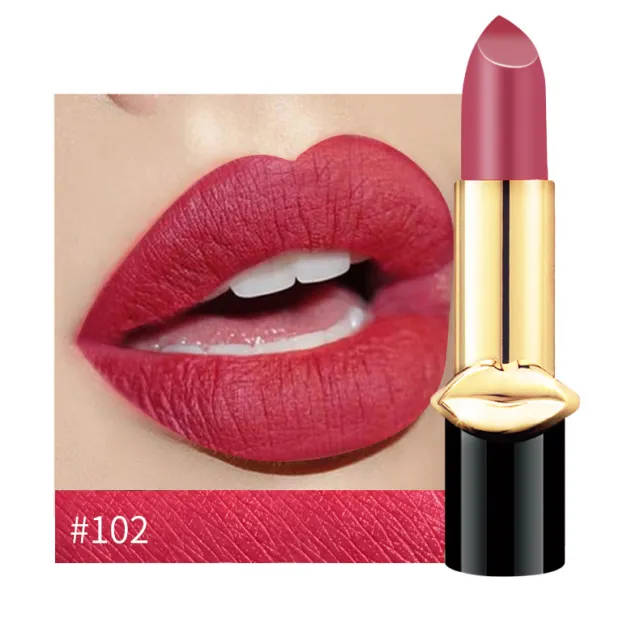 Ladies Fashion Personality 6 Color Matte Lipstick 102Style - Shop at LoveMi