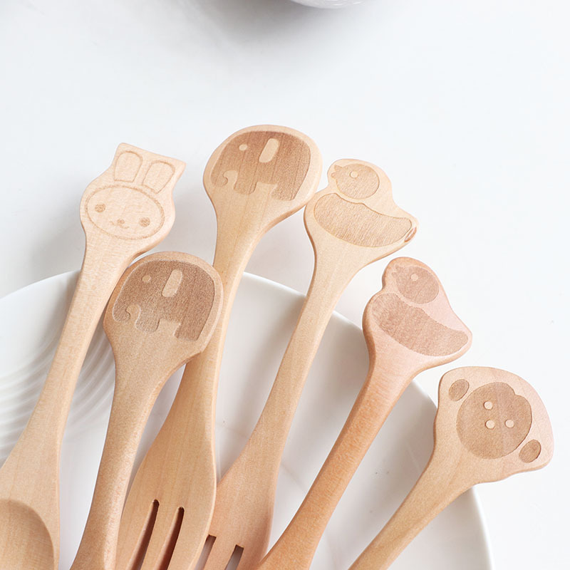 Title 9, Cartoon wooden spoon and fork boxed