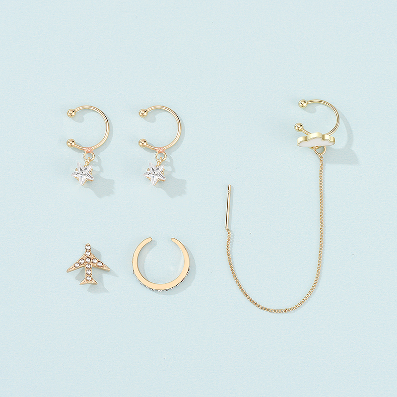 Women's Earrings Irregular Titanium Steel Punk Style