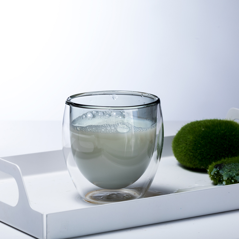 Colored Coffee In Heat Resistant Glass Cup