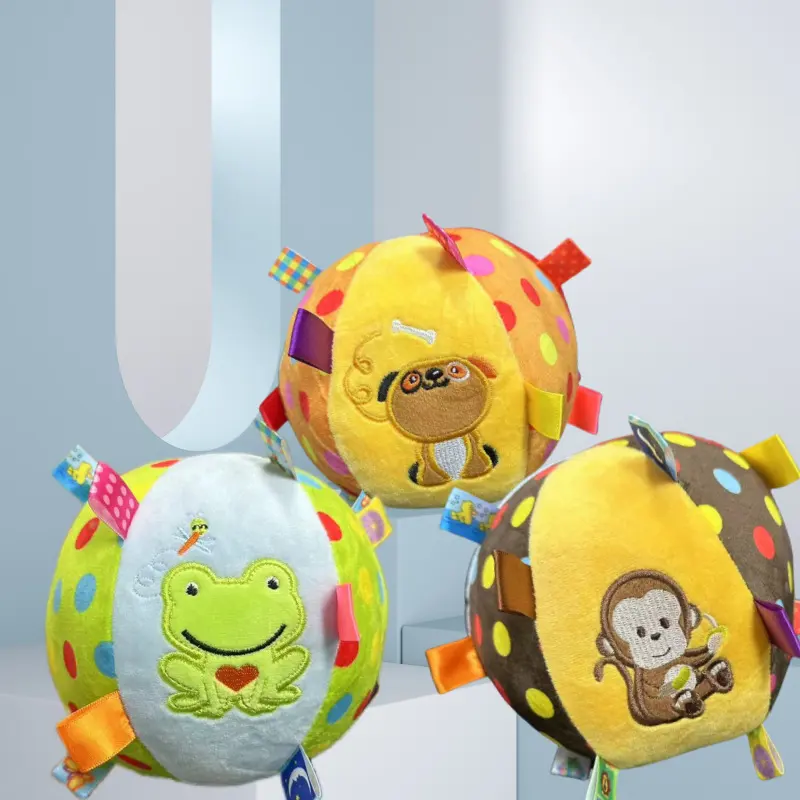 Plush Dog Sound Ringing Ball