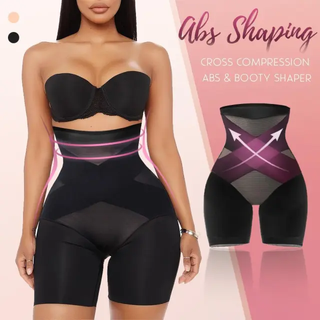 Women's Polyester High Waist Shaper Pants Black - Shop at LoveMi