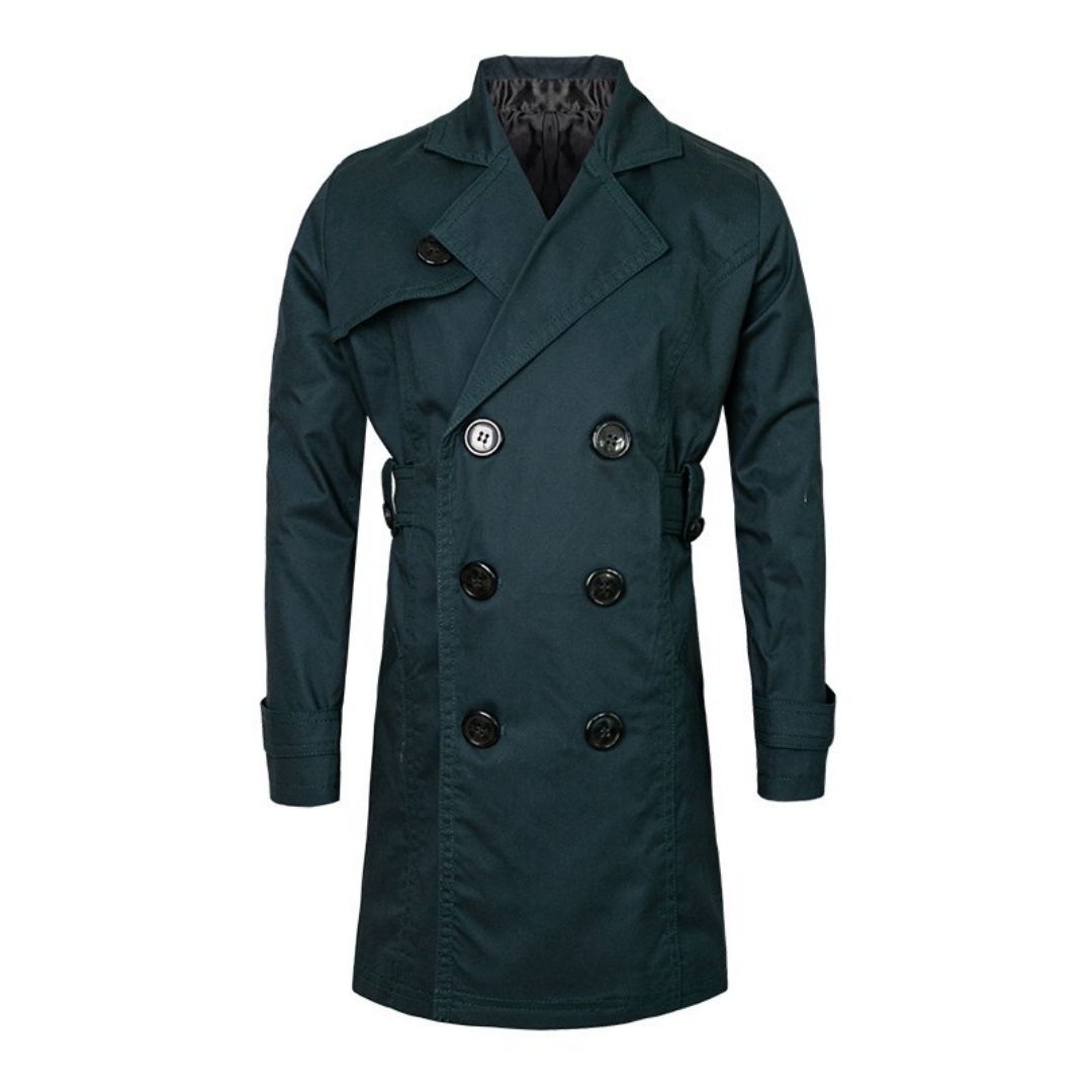 Kids Double Breasted Trench Coat Cotton Autumn Jacket For Boys-Girls -4 To 9 YRS — image 4