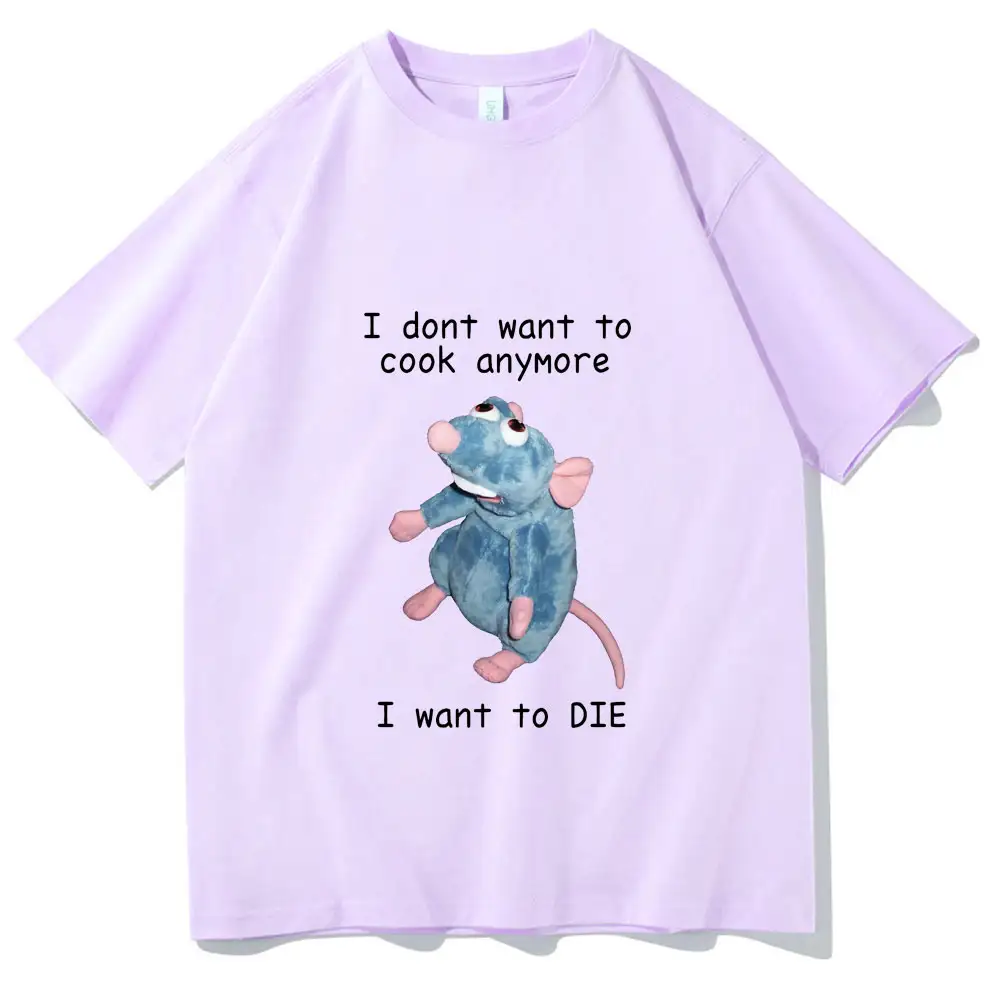 2D Printed Mouse I Don't Want To Cook Hot T-shirt