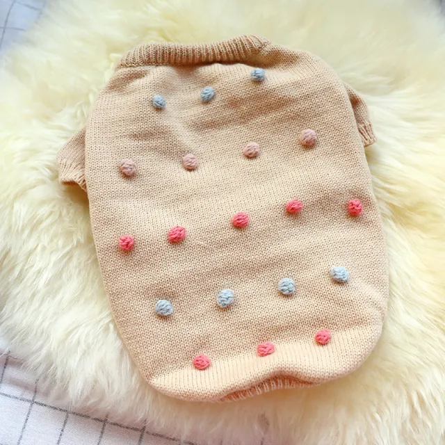 Autumn And Winter Warm French Cow Two legged Pet Clothes Pearl Milk Tea - Shop at LoveMi
