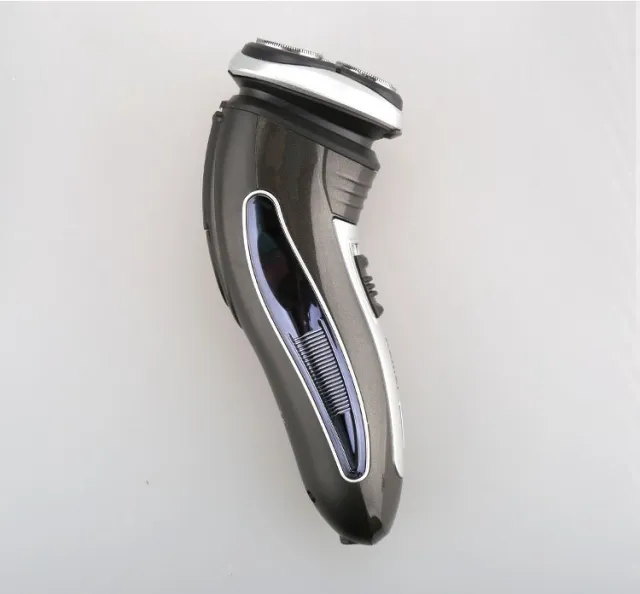 Men's Three Blade Rechargeable Beard Knife Grey - Shop at LoveMi