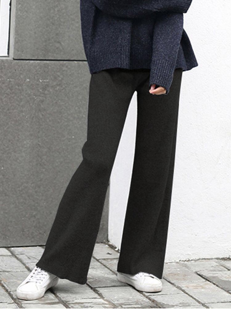 Title 8, High Waist Loose Drape Women Trousers Look Thin