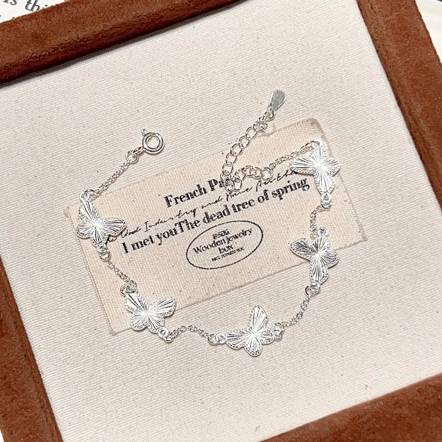 1pcs 990 Sterling Silver Textured Link Bracelet, Luxury Dainty Style, For Everyday & Special Occasions