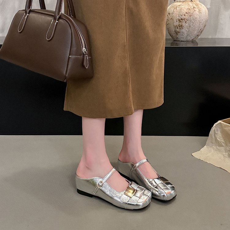 Closed Toe Mary Jane Mules, picture 2 of 3