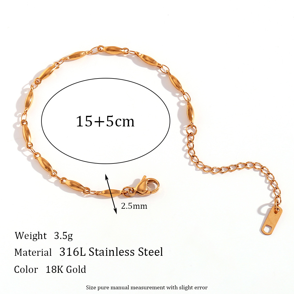 Title 3, Personality Simple Chain Necklace Necklace