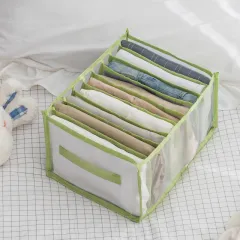 Underwear Storage Box Non-woven Fabric - Green - View 1