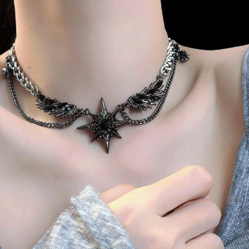 Neck Chain Gothic Dark Niche Collarbone Chain