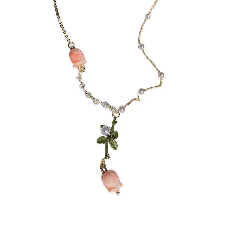 Title 2, Collana di fiori di perle Linglan luce di nicchia