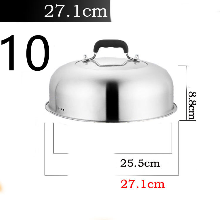 Title 5, Stainless Steel Heightened Round Household Wok ...