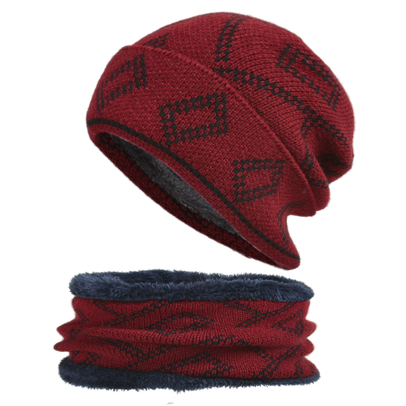 Hedging Hat With Thick Square Pattern To Keep Warm — foto 2