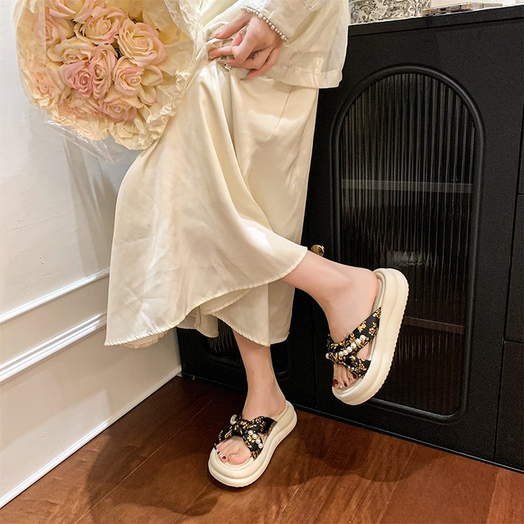 Platform Slide Sandals, picture 2 of 3