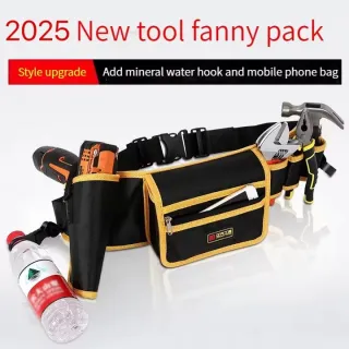 Electrician Tool Kit Special Portable Small Waist Bag Canvas Sturdy And Durable Waist Bag Belt Multi-function Storage And Repair Bag