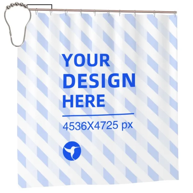 72x72in Waterproof Quick Dry Bathroom Shower Curtain Iron - Shop at LoveMi
