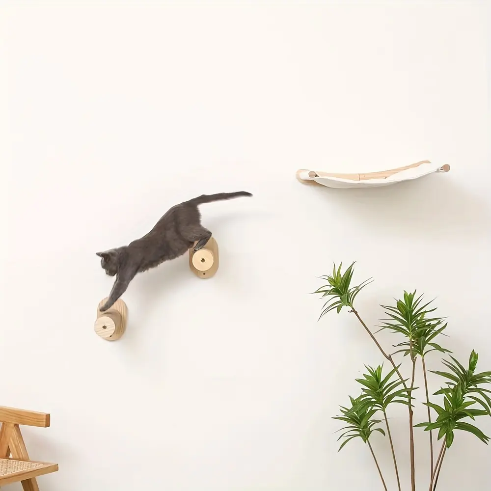 Wall Cat Tree - Space-Saving, Versatile Indoor