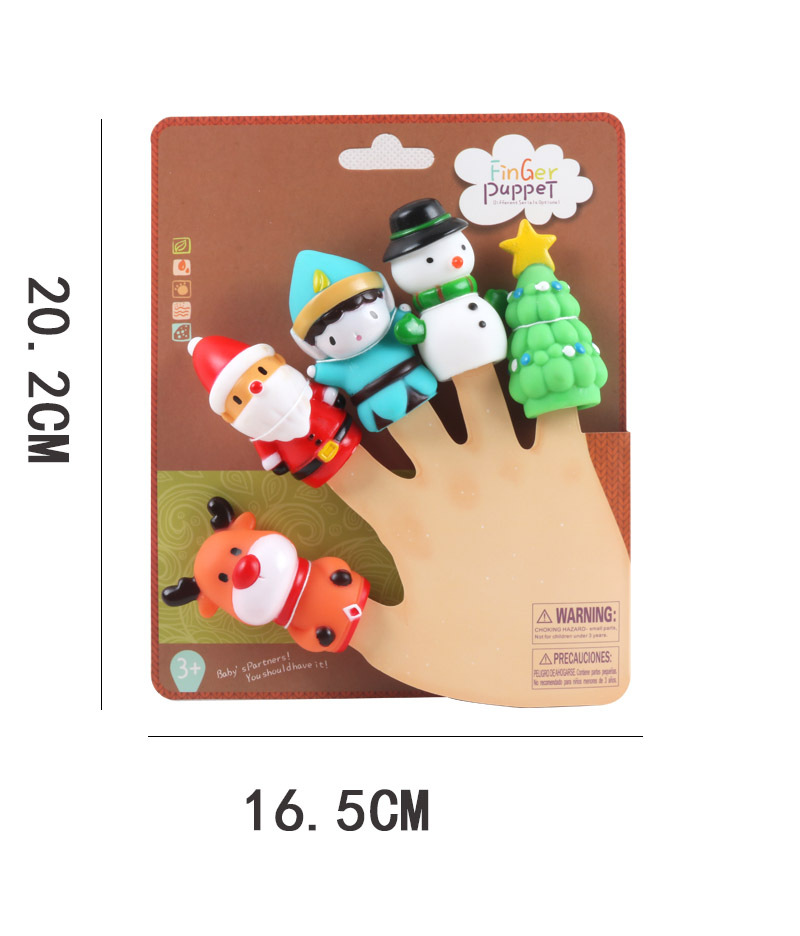 Title 6, Cartoon Christmas Finger Lining Gift Parent-chi...