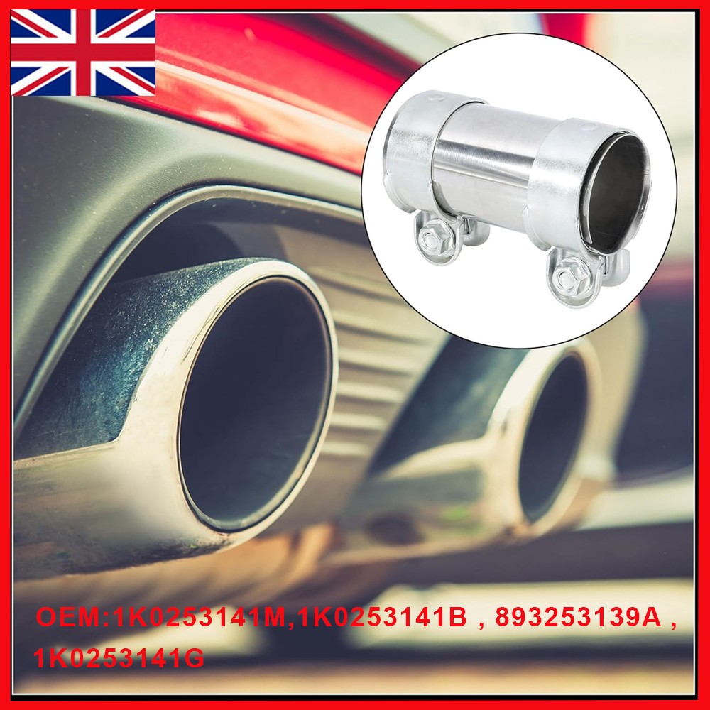 55 X 95mm Exhaust Pipe Sleeve Connector Clamp A Udi VW Seat Skoda 1K0253141M — image 3
