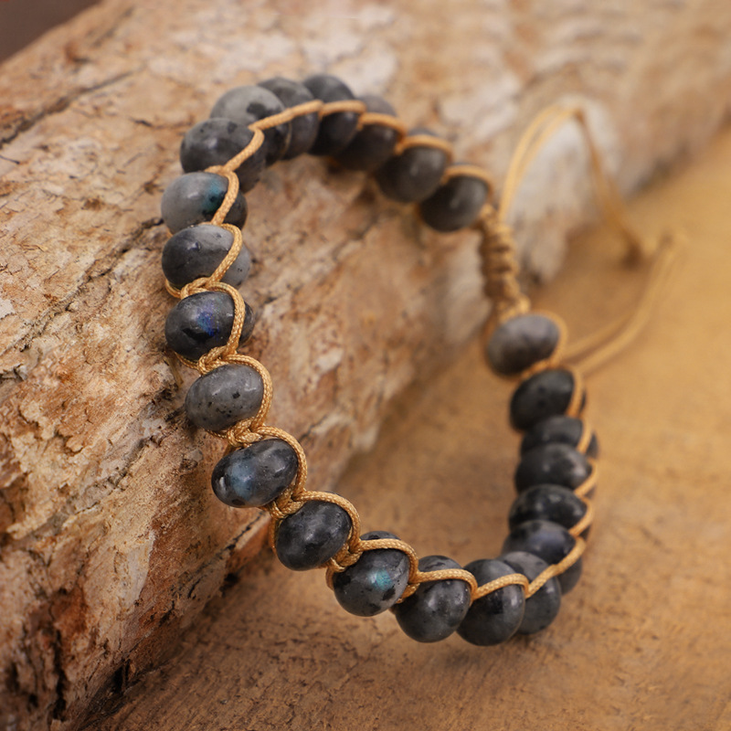 Amazon Hot Bracelet Moonstone Labradorite Hand