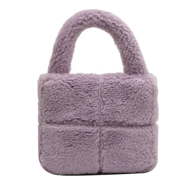 Portable Large Capacity Tote Bag Female Purple - Shop at LoveMi