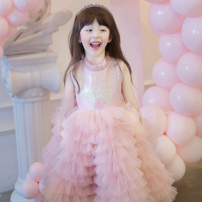 Children's Fluffy Gauze Cake Skirt