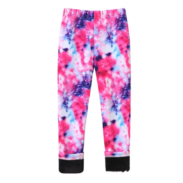 Girls' Thin Velvet Leggings In Spring And Autumn Nebula Pink - Shop at LoveMi