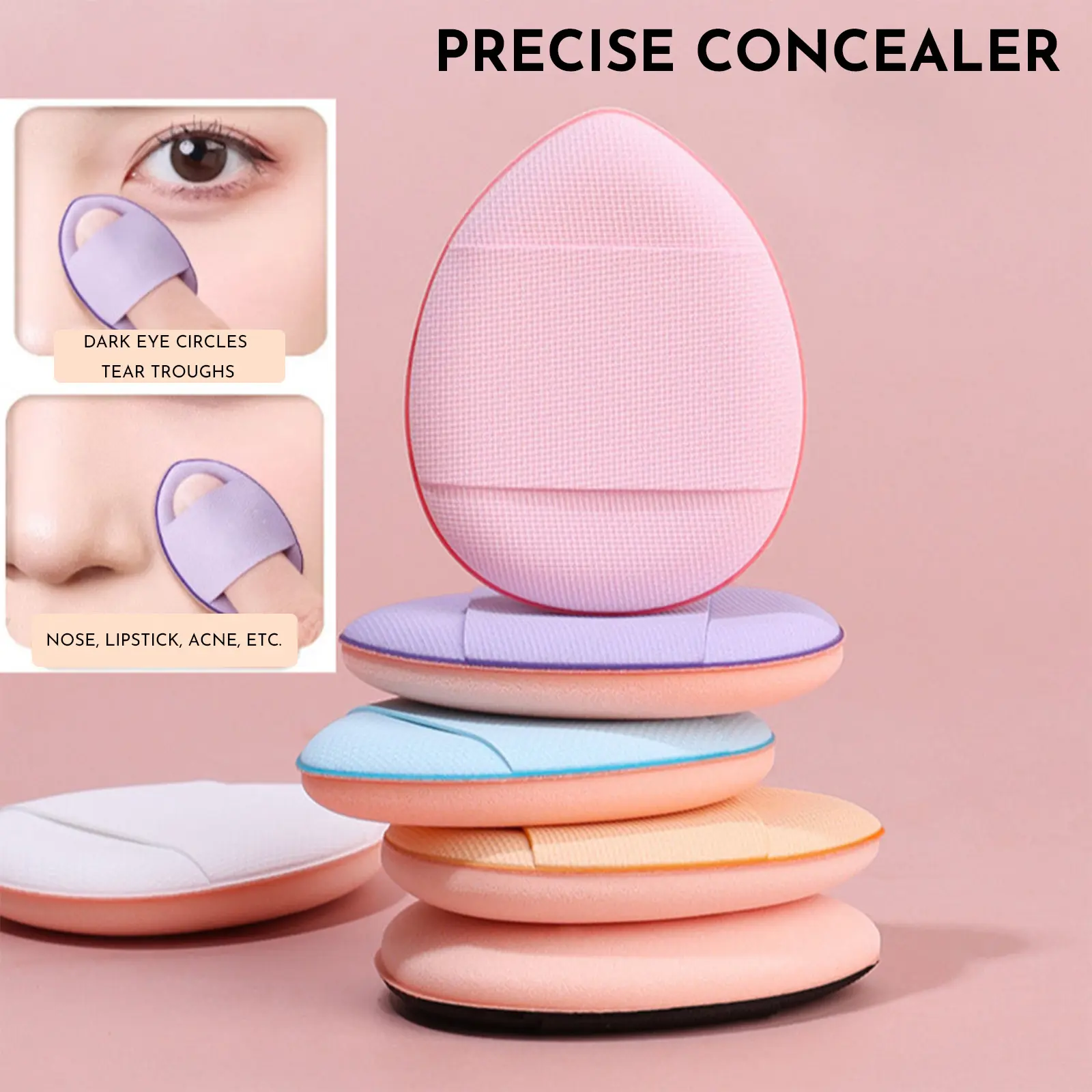 Mini Size Professional Cosmetic Cushion Puff Concealer