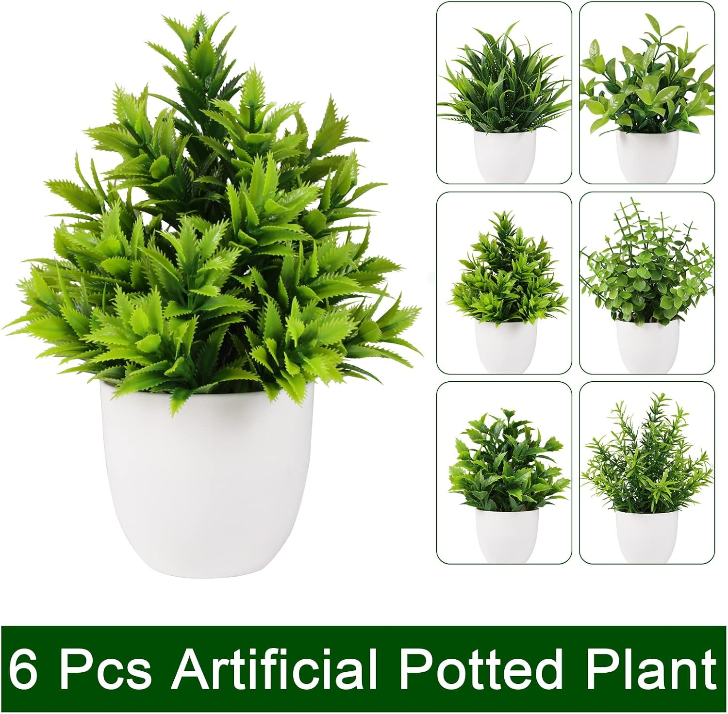 Artificial Potted Plants Set, picture 3 of 5