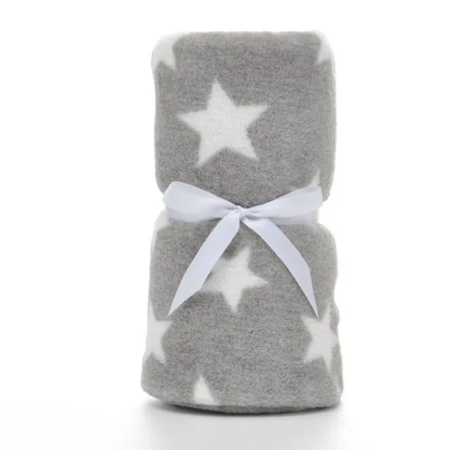 Home Pet Blankets Dog Blanket Quilt Super Soft Warm Coral Fleece Grey - Shop at LoveMi