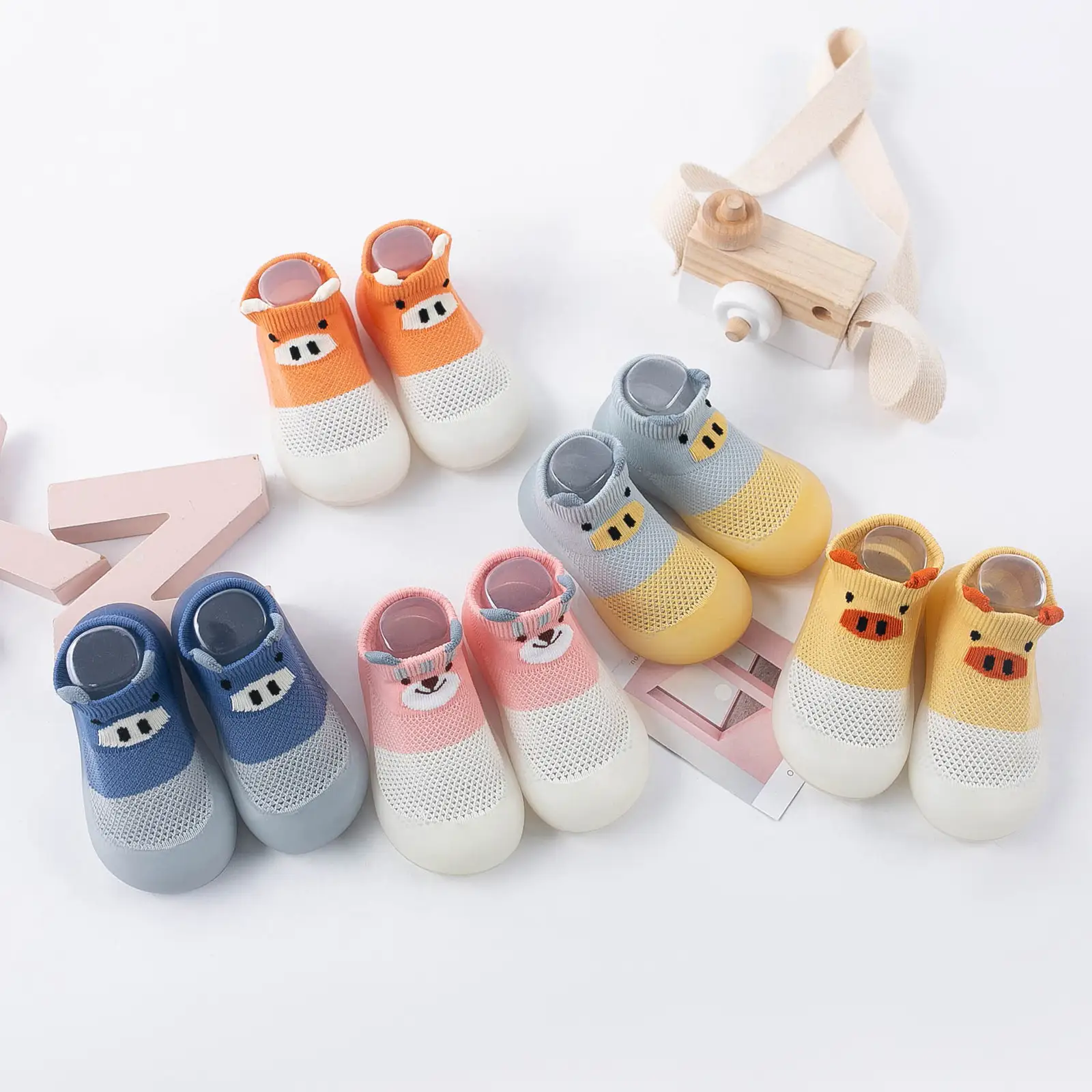 Baby Infant Toddler Shoes Breathable Soft Bottom Non-slip Boy And Girl Floor Footwear
