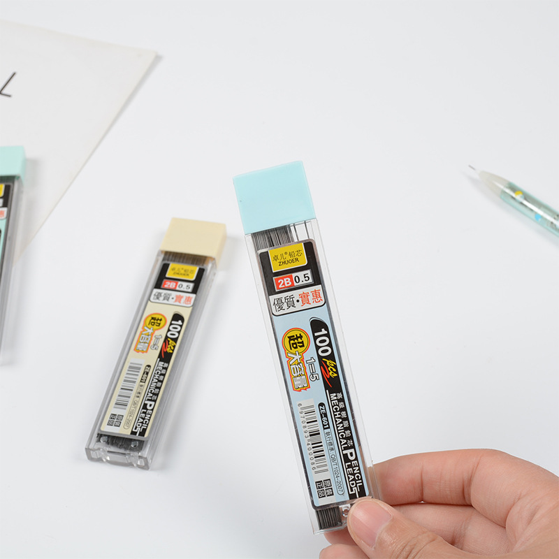 Automatic Pencil Replacement Core Large Capacity 2B Lead Core 0 Activity Pencil Lead Student Stationery