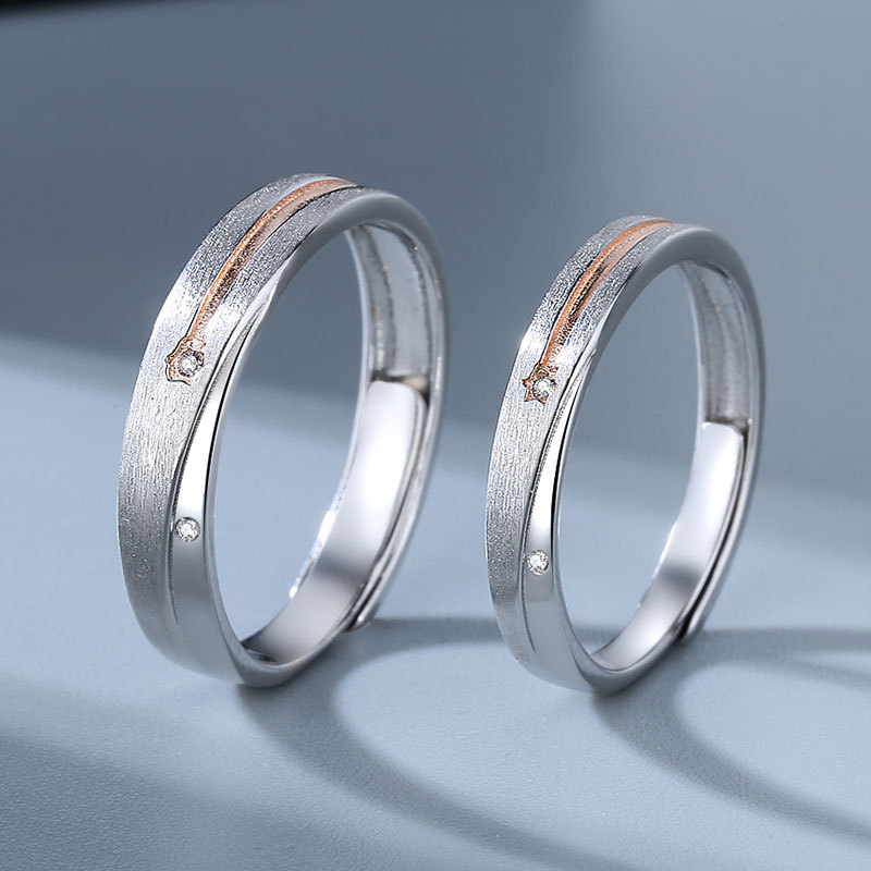 Wishing Meteor Couple Ring