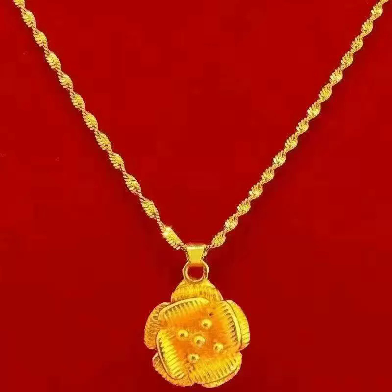 kullatud messingust ripatsikaelakee naistele